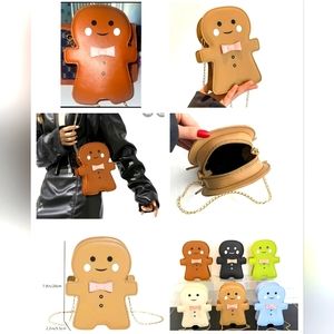 New gingerbread man purse SHIPPING AVAILABLE